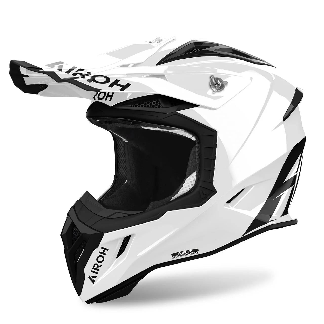AIROH aviator ace XSサイズ ホワイト Capacete Airoh Aviator Ace 2 Branco Brilho - Spinelli Motos Boutique